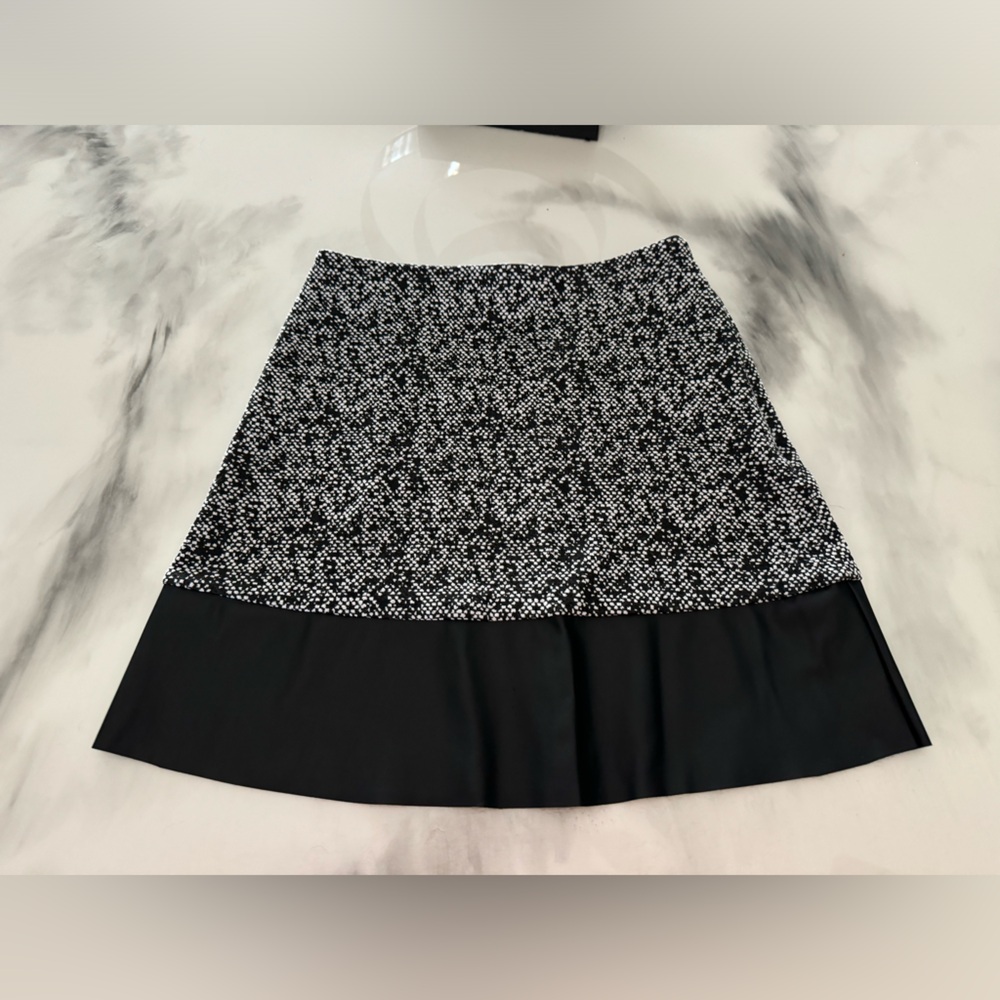 Michael Kors skirt with faux leather trim